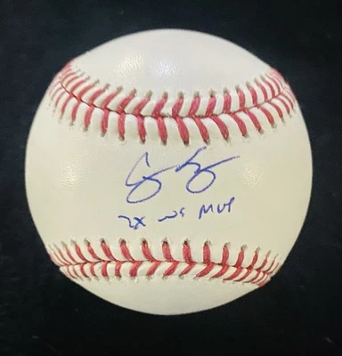 Corey Seager Autografiado Fanáticos del Béisbol Certificado de Autenticidad WS MVP Inscripción Foto 1 de 3