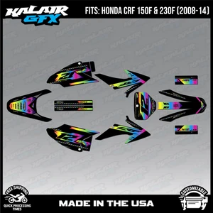 Graphics Kit for  HONDA CRF150F CRF230F (2008-2014)  Lethal Series - Rainbow - Imagen 1 de 4