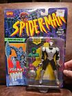 1994 Toybiz Super Web Shield Armored Spiderman The Animated Series Marvel Figure