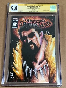 KRAVEN SPIDER-MAN 850 SKETCH COVER CGC ORIGINAL ART 9.8 2025 SALE! - Picture 1 of 4