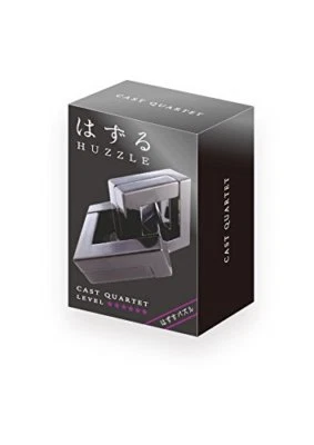 Hanayama Cast Puzzle Huzzle QUARTET Schwierigkeitsgrad 6 Japan - Bild 1 von 4