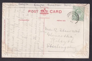 Railway Cumbria Brampton Junction Station 1910 Talkin Tarn postcard - Picture 1 of 2