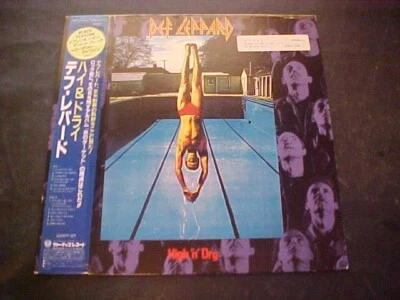 Def Leppard–High 'N' Dry [Remix Version] (Japan Vinyl LP OBI) Vertigo 25PP-132 - Image 1 of 4