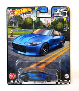 Hot Wheels Premium Boulevard #90 '23 Nissan Z Metal/Metal Real Rider Tires - NEW - Picture 1 of 6