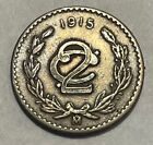 MEXICO - 2 Centavos - 1915 - Km-420 - About Uncirculated!