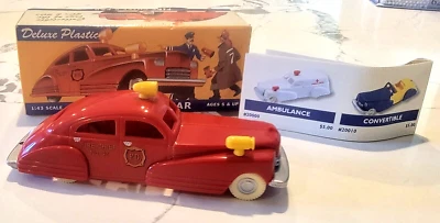 DimeStore Dreams FIRE CHIEF No. 47 Car - 1:43 - NIB - New In Box - Mint  plastic - Image 1 of 4