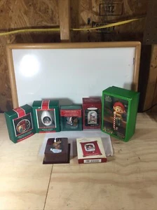 Hallmark Ornaments Lot 7 Vintage Keepsake Christmas Fontanni By Roman Stocking - Picture 1 of 10