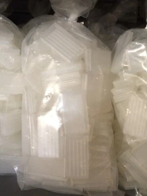 100 pacotes de cera ortodontia dental para aparelhos irritação gengival BRANCA/SEM PERFUME - Imagem 1 de 3