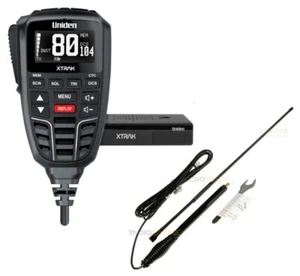 Uniden XTRAK 80 5 watt UHF CB Radio AT870B 6.5dBi Black Antenna Pack - Picture 1 of 3