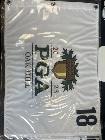 2023 pga championship pin flag Oak Hill *Embroidered* Green Color IN HAND Cover