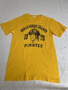 Vintage 1979 Pittsburgh Pirates “World Series Champs” Hanes Tag Size Small RARE - Picture 1 of 4