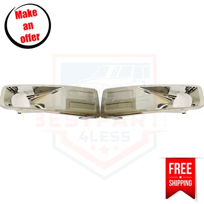 Front Fog Light Cover FO2599100 FO2598100 Set of 2 for 2006-2009 Ford Fusion - Image 1 of 4