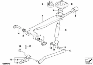 BMW Genuine Short Gear Shift Lever Replacement Fits E60 E61 25117546373 - Picture 1 of 5