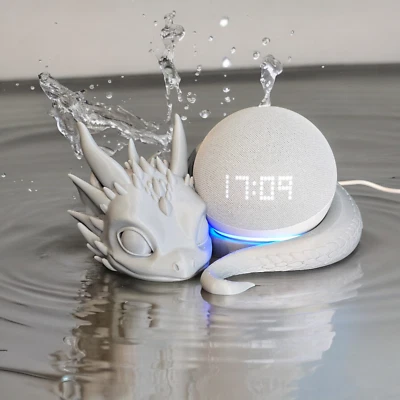 Drachen Ständer für Amazon Alexa Echo Dot 4. und 5. Generation - Bild 1 von 4