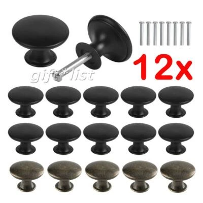 12 Stk Möbelknöpfe Schrankknöpfe Schubladenknöpfe Rund Metall Knöpfe Knauf DE - Bild 1 von 4