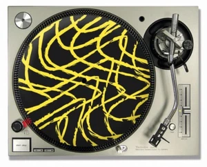 Gelb & Schwarz DJ SLIPMATS / Plattenspieler SLIPMATS X 2 - TECHNICS - Bild 1 von 1