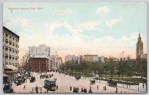New York City, Divided Back Postcard, Madison Square - Bild 1 von 2