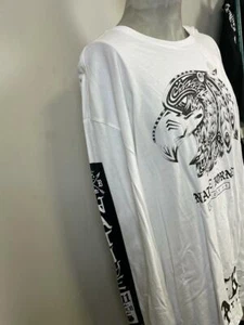 CROOKS 100%COTTON/COTON Men's Long Sleeve T-Shirt Wool NB-002342-045 SIZES : 3XL - Picture 1 of 7