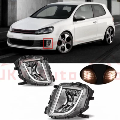 Lâmpada de neblina para Volkswagen Golf 6 MK6 GTI Jetta GLI 2011-2014 x para-choque dianteiro - Imagem 1 de 4