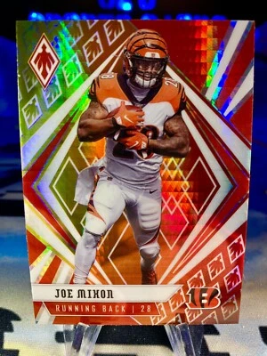 2020 Joe Mixon Panini Phoenix Fire Burst Prizm #39 - Image 1 of 2