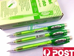X3 Pentel Mechanical Pencil 0.5mm Green AX105 Freeshipping Send form Melbourne - Picture 1 of 3