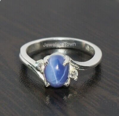 Vintage Lindy Star Ring, , Engagement Ring, Unique Marriage Proposal Ring - Image 1 of 4