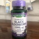 Black Elderberry,  100 Caps, Natures Truth Super Concentrated   2000 Mg Ex 3/24