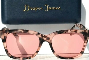 NEW Draper James FLORENCE BLUSH Tortoise Pink Designer Women's Sunglass SU 0025 - Picture 1 of 12