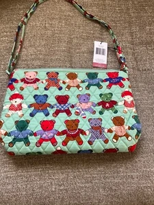 VERA BRADLEY Toasty Teddies Pattern Large Hipster. NEW MINT WITH TAGS MSRP $85 - Picture 1 of 10