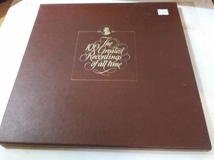 The 100 Greatest Recordings Of All Time Vol 23 & 24 NM Red Vinyl 2LP BoxSet 1979 - Picture 1 of 7