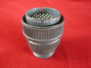 Pin conector militar impermeable PLT WPS3106A-28-21P-R (enchufe recto-#16*37) - Imagen 1 de 3