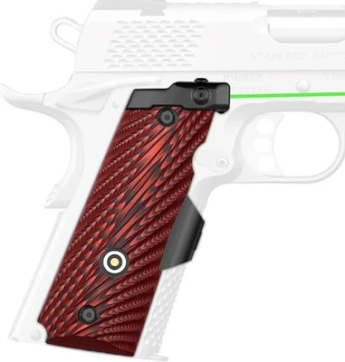 Vigilance Innovations 1911 Green Laser Sight Grip Full Size with Ambi Safety Cut