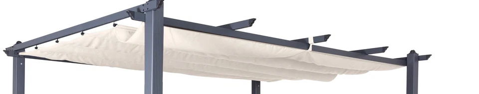 Ersatzstoff Dach Ersatzdach für Jet-Line Pavillon Luxor 3x4 m beige