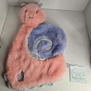 Peluche Douglas Baby Shalem Caracol Peluche Bebé Lovey Shlumpie #1443 Nuevo - Imagen 1 de 5