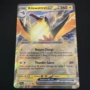 Kilowattrel ex 068/191 – Double Rare – 2024 Pokémon S&V: Surging Sparks – NM - Picture 1 of 2