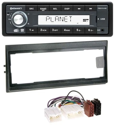 Continental MP3 AUX USB DAB 1DIN Autoradio für Volvo 940, 960, S40 (bis 2000) - Bild 1 von 4
