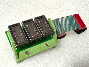 3x FDB-5V15 Rodan Okaya Musen JAPAN 7-Segment Filament digit Display 5V 15mA - Picture 1 of 15