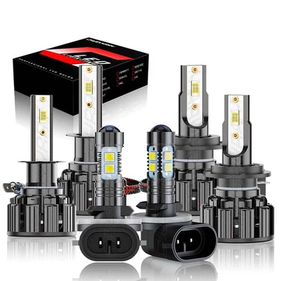 Fit Kia Sorento 2003-2006 6000K Combo LED Headlight High Low Beam Fog Light Bulb - Изображение 1 из 4