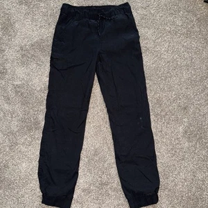 Boys Weatherproof Vintage Black Fleece Lined Jogger Pants Size M 10/12 - Picture 1 of 3