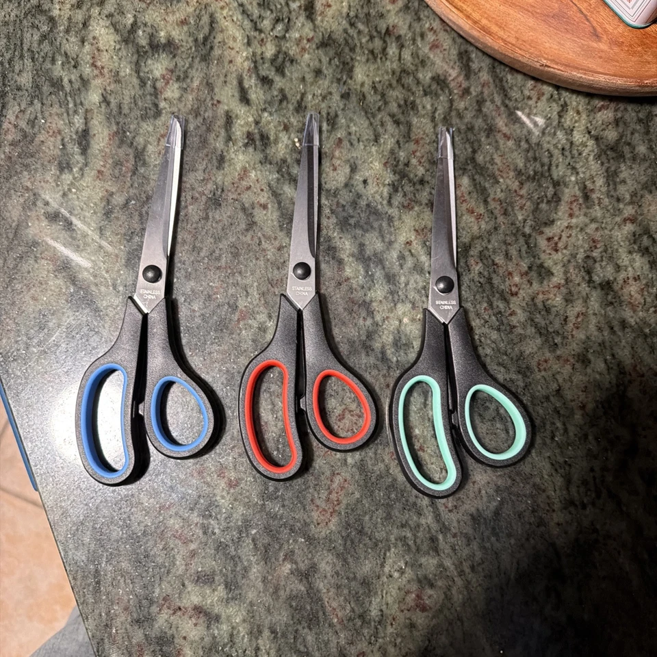 Tesoura Pac Of 3 nova em folha - Imagem 1 de 2