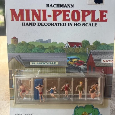 Bachmann HO Scale 3308 Mini-People Swimmers NIP - Image 1 of 3