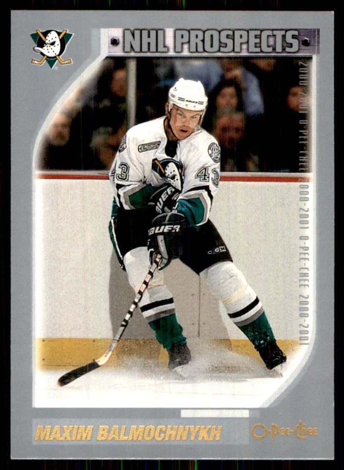 2000-01 O-Pee-Chee Maxim Balmochnykh Anaheim Mighty Ducks #284 - Image 1 of 2