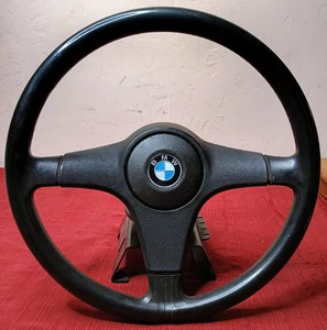 STEERING WHEEL BMW SPORT, M3 M5 E30 E28 E24 E34 FINE SPLINE - USED LOOKS GOOD - Bild 1 von 24
