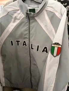 Italy Windbreaker Sportjacke von Wild Fable Größe L Unisex Herren - Bild 1 von 14