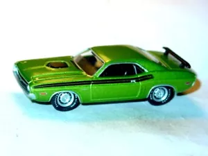 1971 71 DODGE CHALLENGER R/T MOPAR AUTO GIOCATTOLO PRESSOFUSA DA COLLEZIONE -Verde Medio - Foto 1 di 5