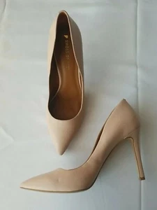 SHOES OF PREY leather Pumps Sz 12 Beige #416.8 - Picture 1 of 6
