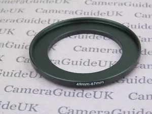 49mm to 67mm Male-Female Stepping Step Up Filter Ring Adapter 49mm-67mm - Picture 1 of 2