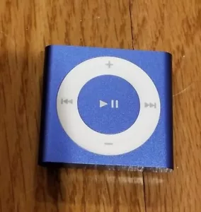 Apple iPod PC751LL/A shuffle 4th Generation - Blue (2GB) - Picture 1 of 1