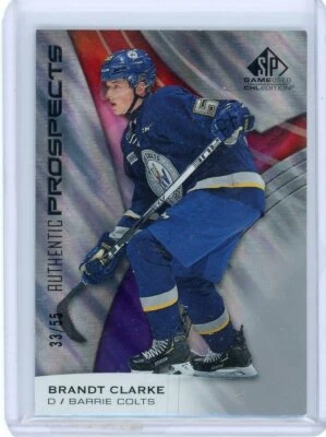 2019-20 UD SP Game Used Brandt Clarke /55 True Rookie Card #1 PICK? - Image 1 of 2