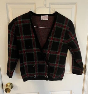 Vintage Pendleton Cardigan Sweater Womens/ Mens M 100% Wool Christmas USA Winter - Picture 1 of 10